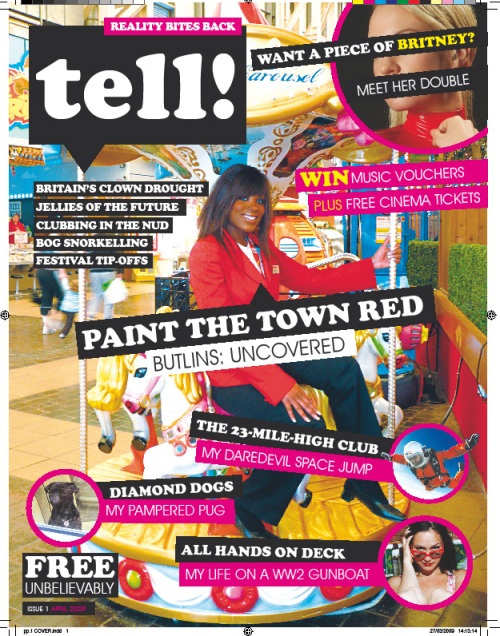 tell! magazine cover - if you think that's bright, wait until you see the real thing